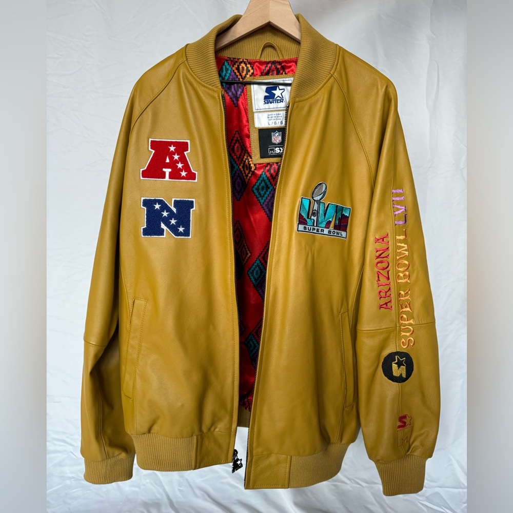 NFL Super Bowl LVI official leather jacket